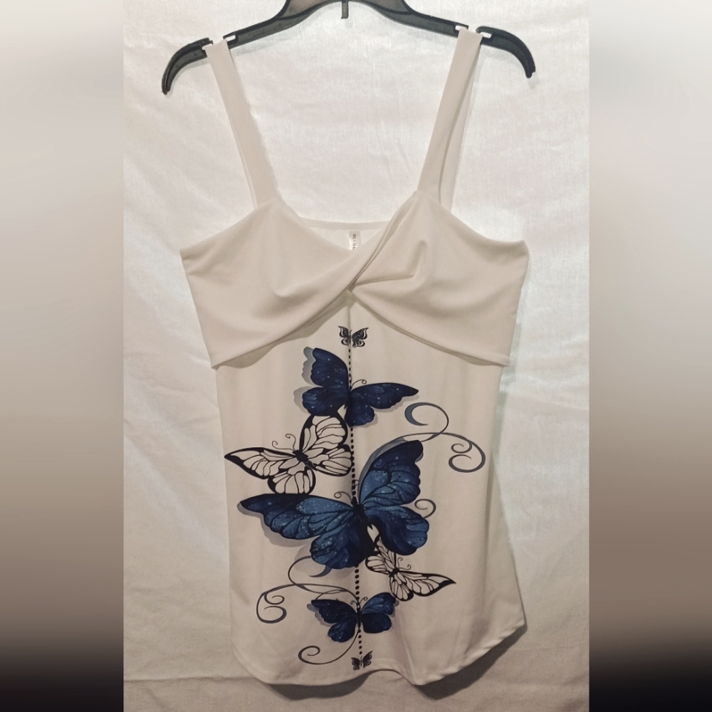 Women's Tank Top size US-14 (XXXL) white